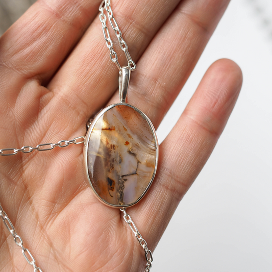 montana agate necklace 1