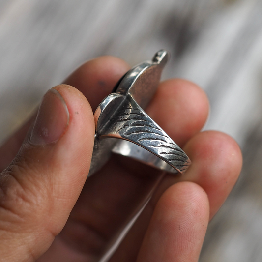 sky witch protection ring - size 8