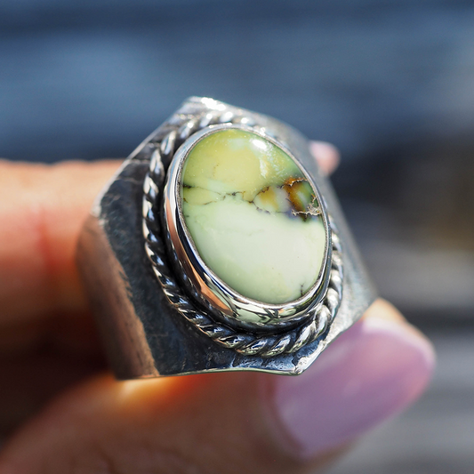 damele turquoise ring - size 10