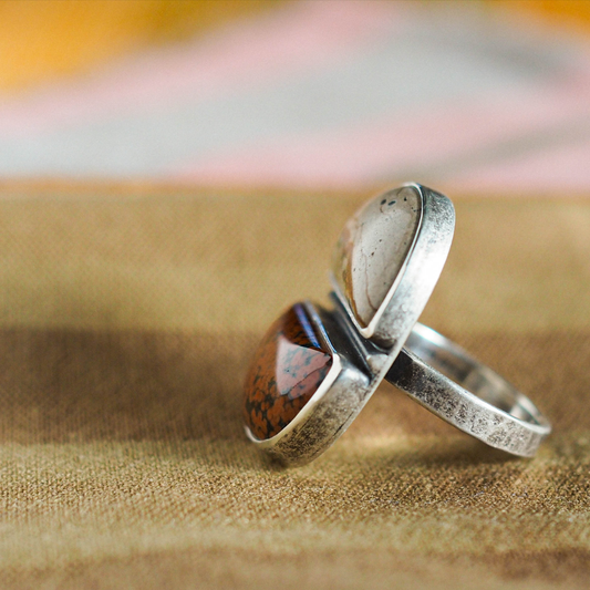 dual jasper ring 1 - size 10.5