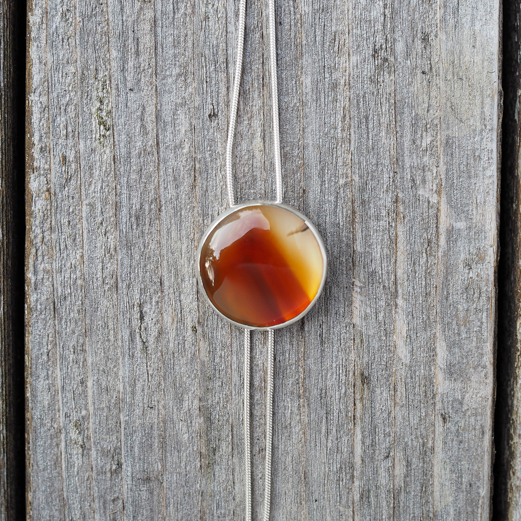 montana agate bolo tie 3