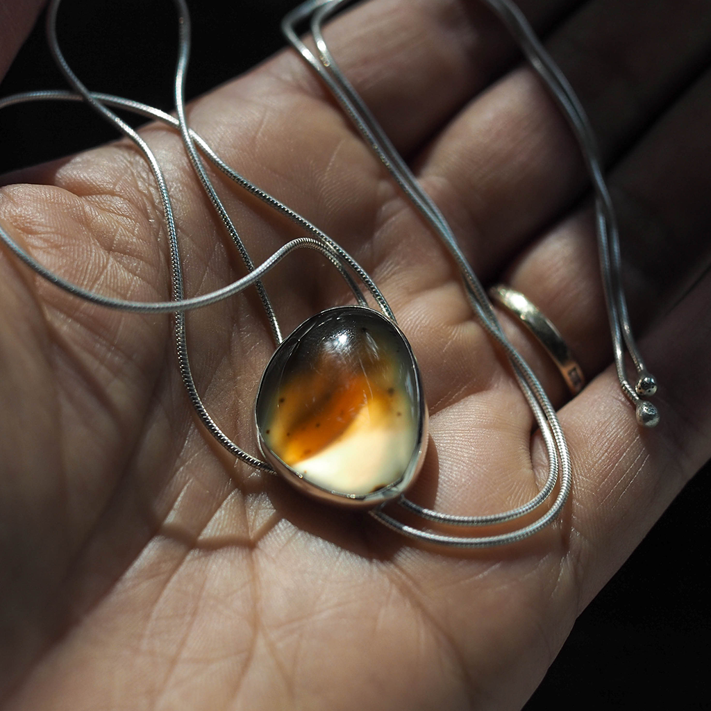 montana agate bolo tie 1