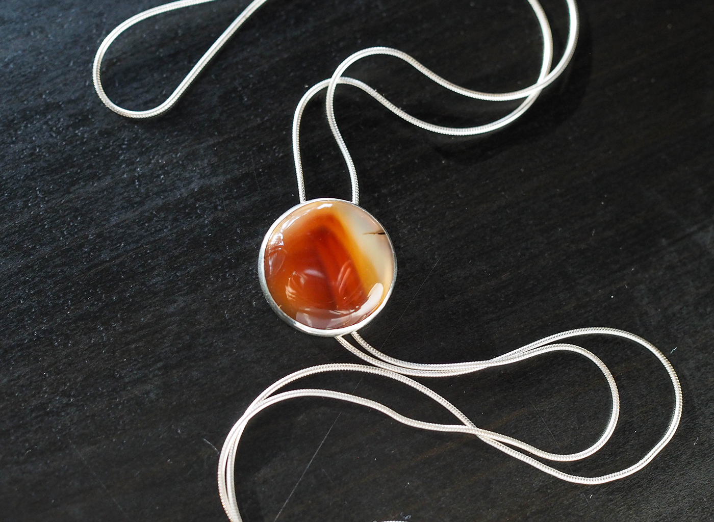 montana agate bolo tie 3