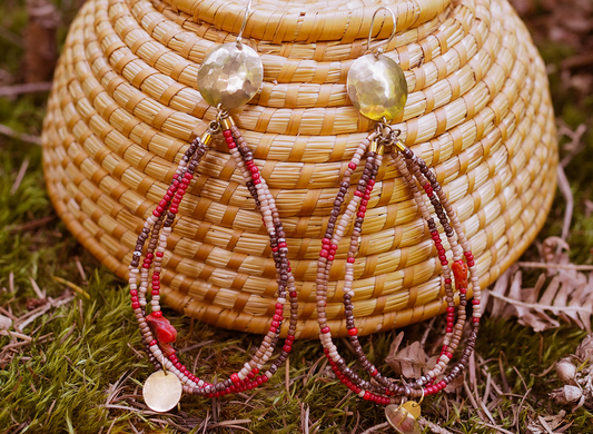 earth and sun earrings