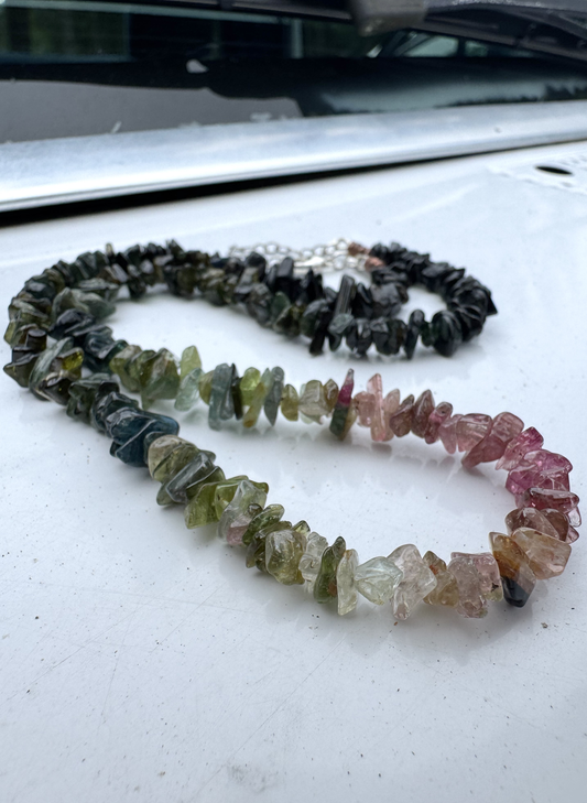 tourmaline ombre necklace
