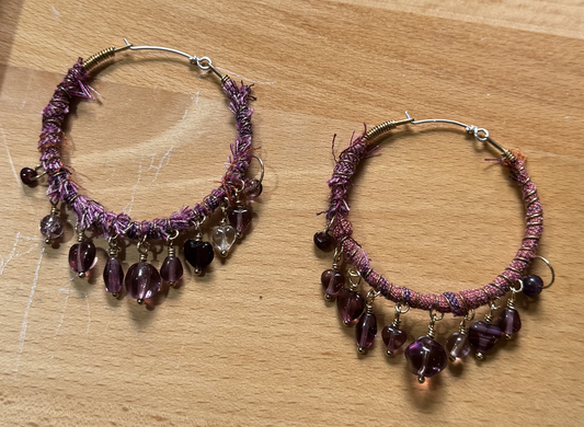 ube goddess earrings
