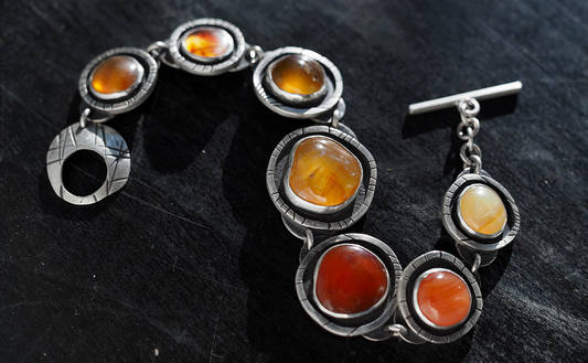 agate candy bracelet