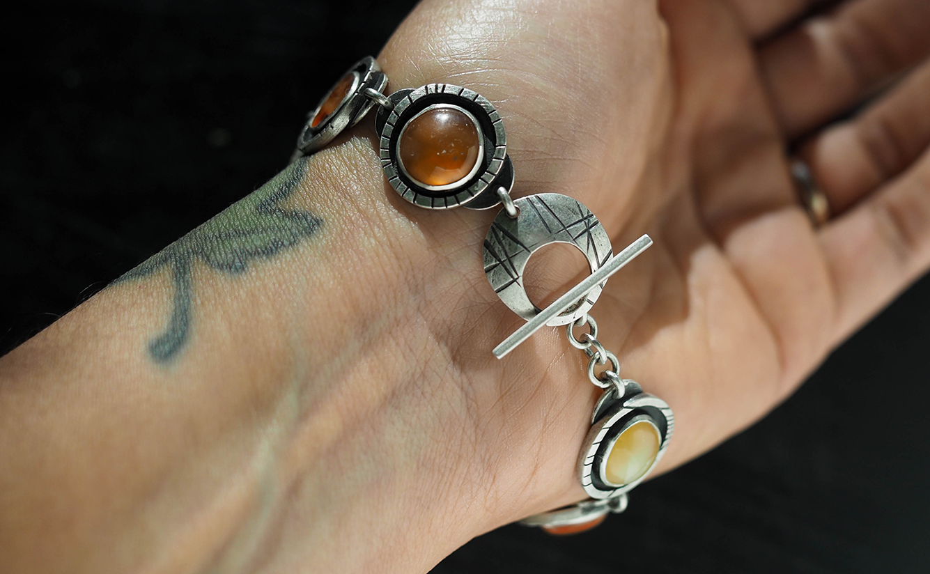 agate candy bracelet