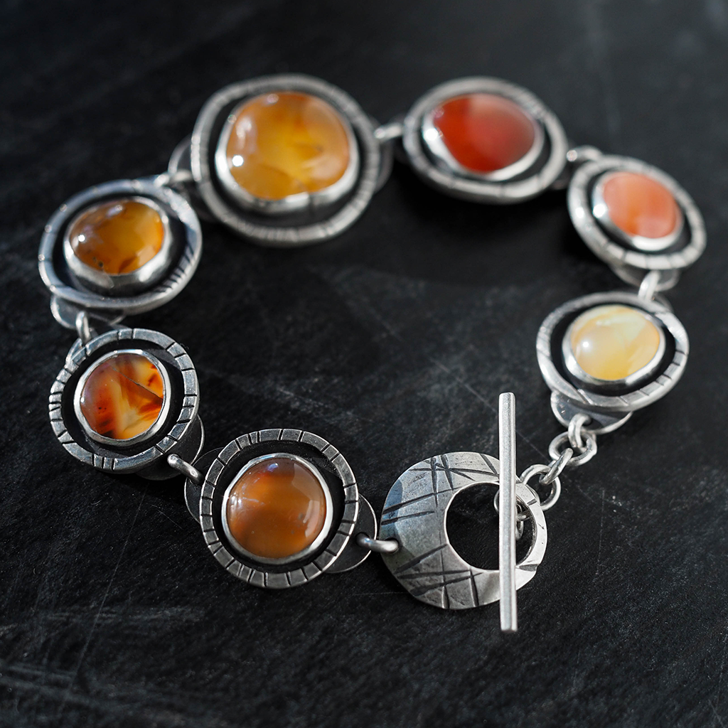 agate candy bracelet