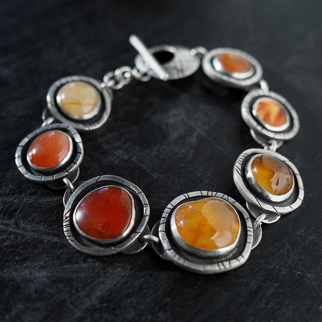 agate candy bracelet