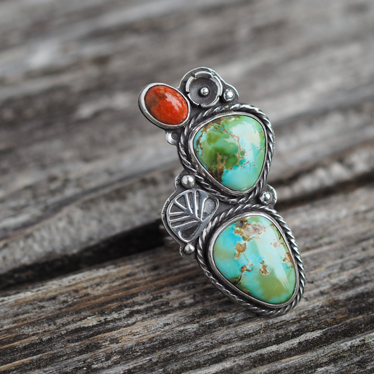prickly pear ring 4 - size 8.5