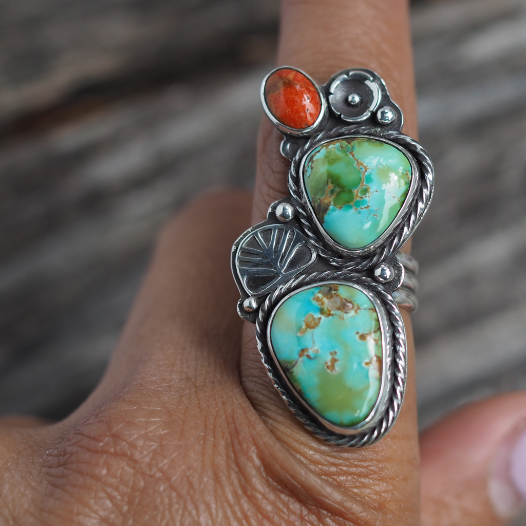prickly pear ring 4 - size 8.5