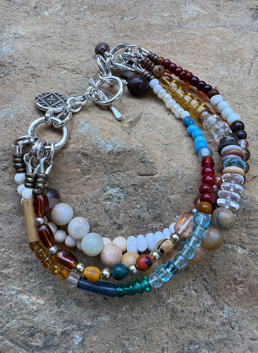 multi-strand boho bracelet