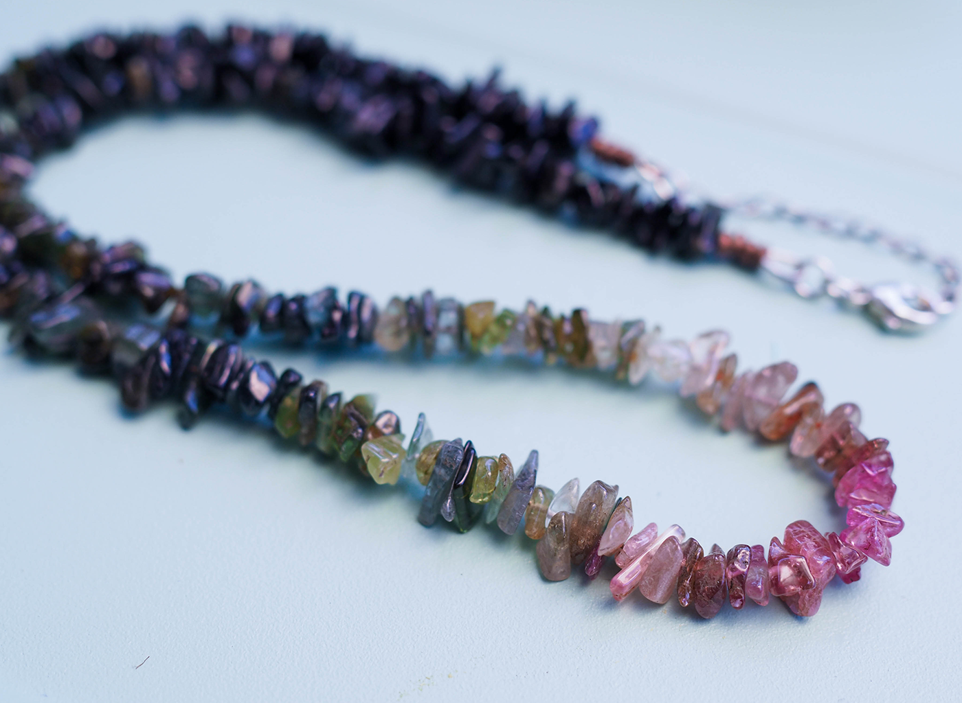tourmaline ombre necklace
