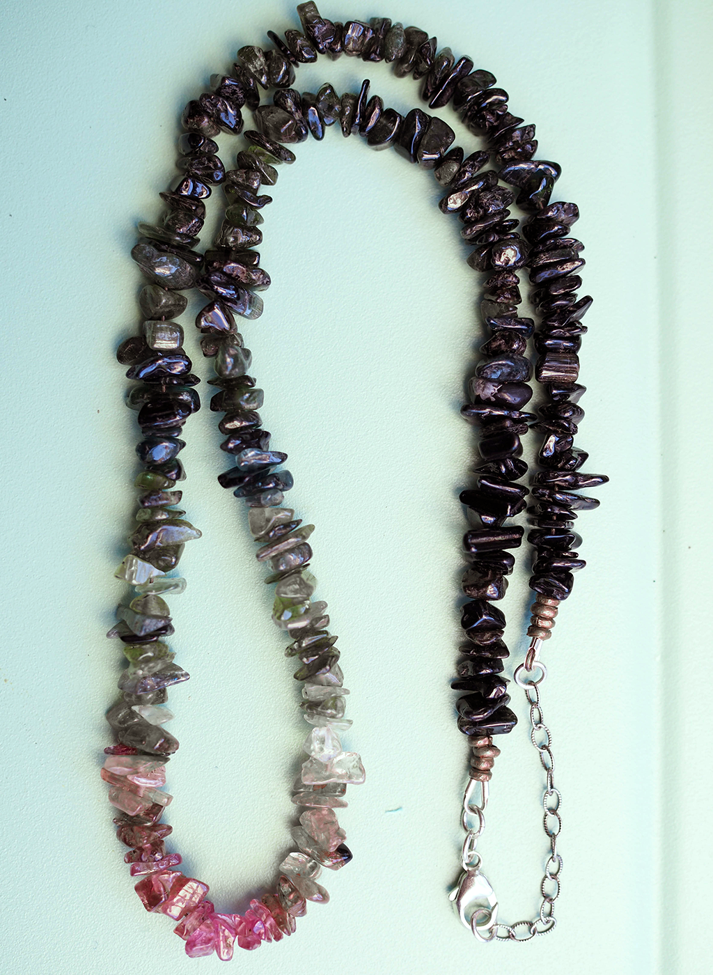 tourmaline ombre necklace
