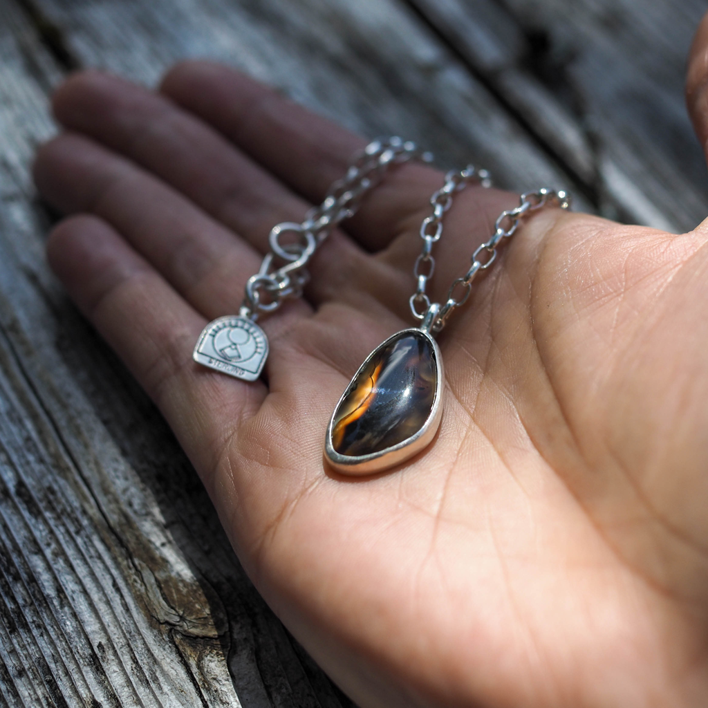 montana agate necklace 2
