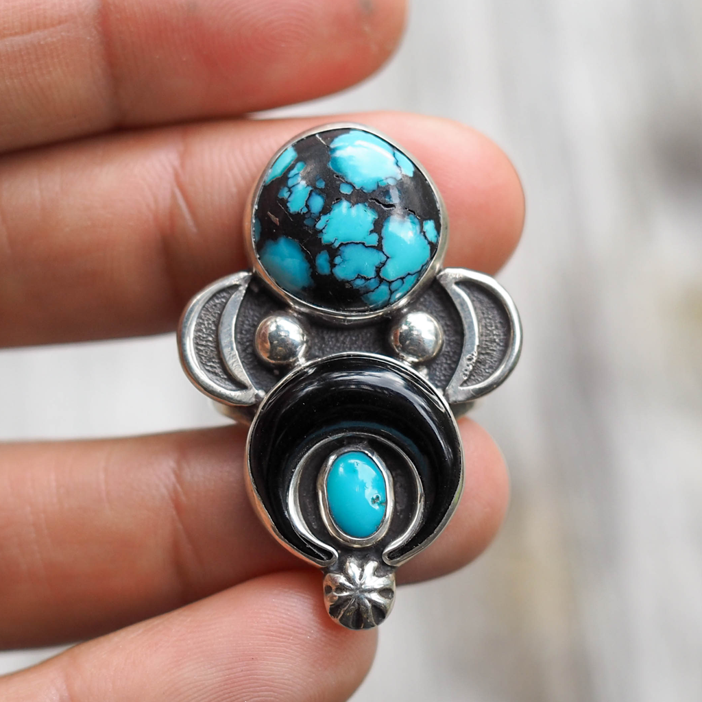 sky witch protection ring - size 8