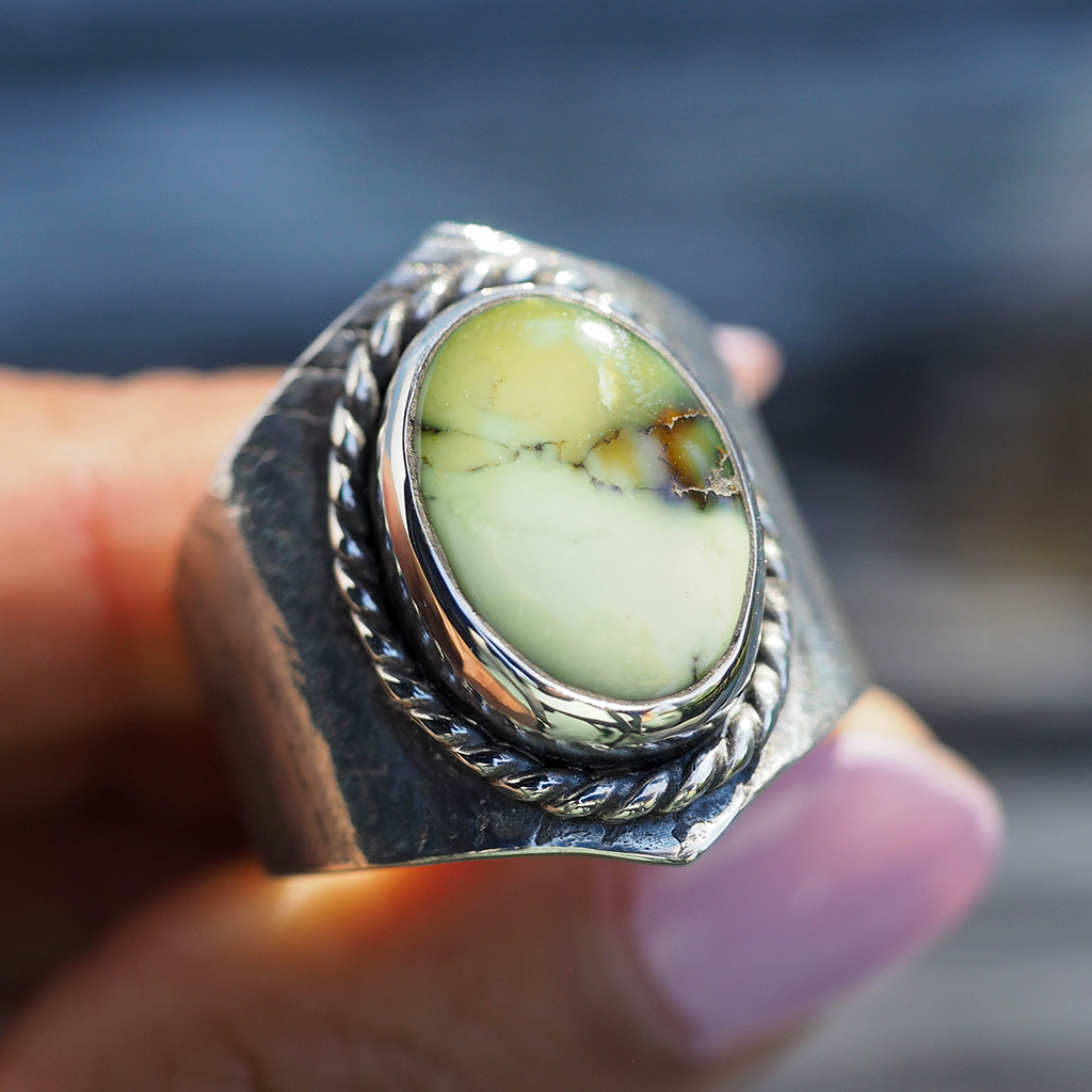 damele turquoise ring - size 10