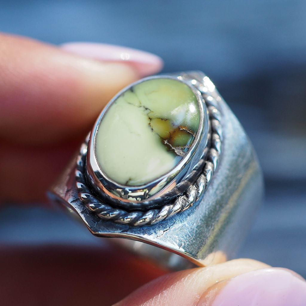 damele turquoise ring - size 10