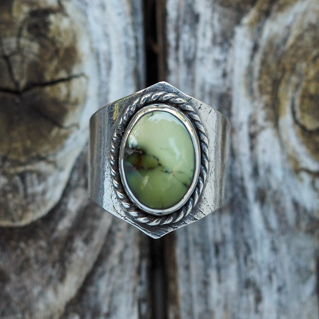 damele turquoise ring - size 10
