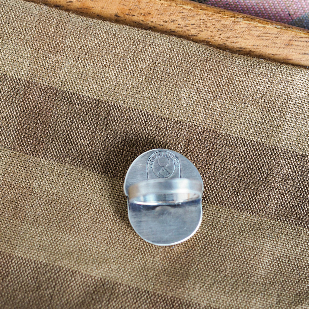 dual jasper ring 2 - size 9