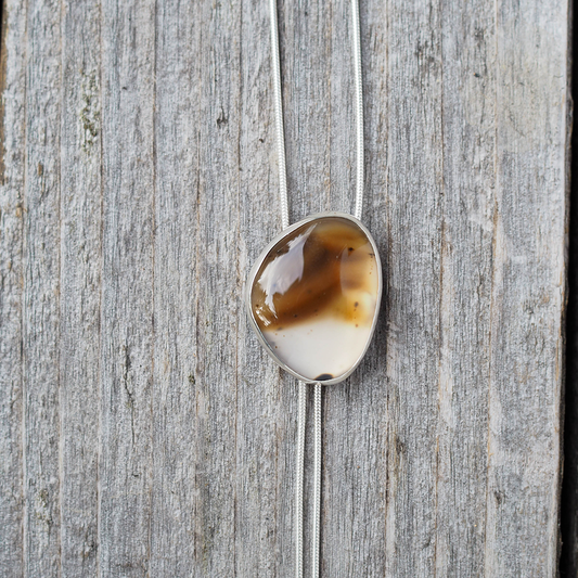 montana agate bolo tie 1