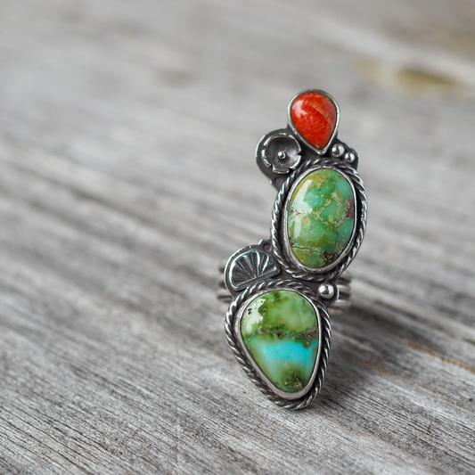 prickly pear ring 5 - size 8.75