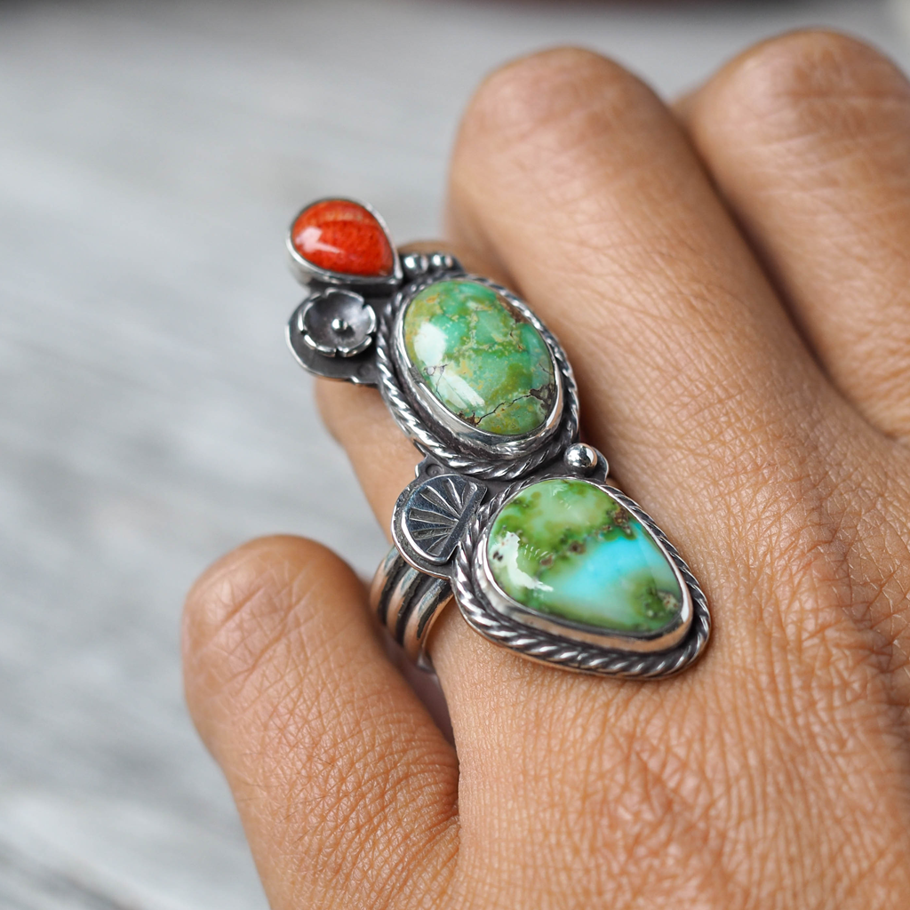 prickly pear ring 5 - size 8.75
