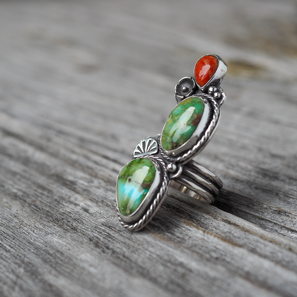 prickly pear ring 5 - size 8.75