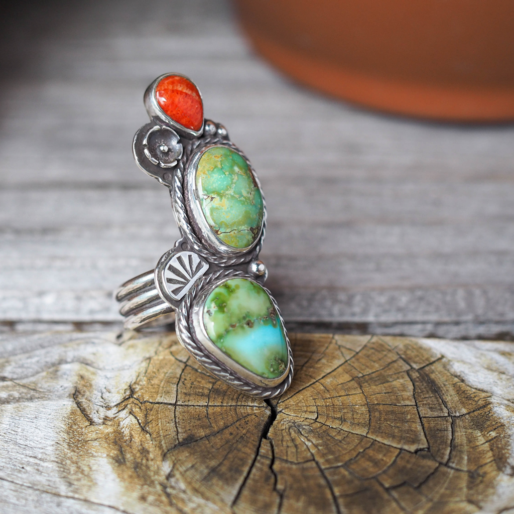 prickly pear ring 5 - size 8.75
