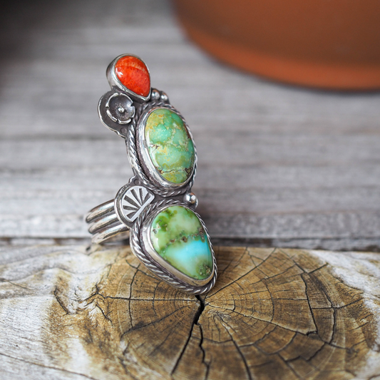 prickly pear ring 5 - size 8.75
