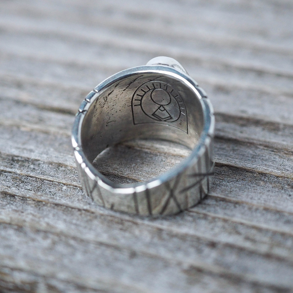 turquoise relic ring 1 - size 6.5