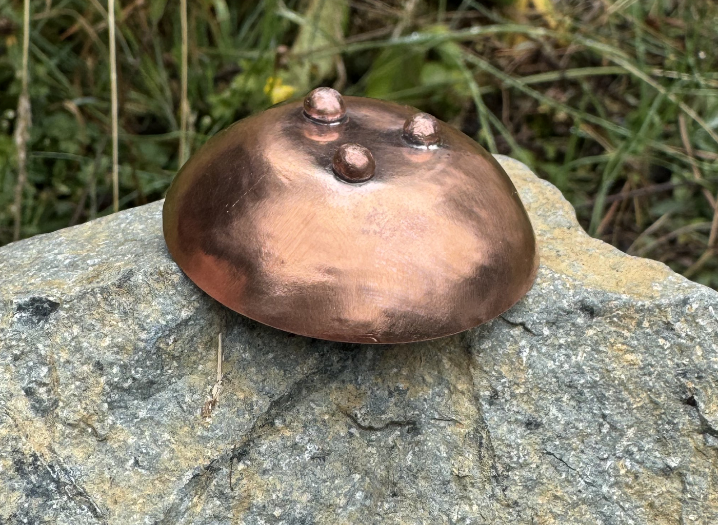 tiny enameled bowl - sea foam green