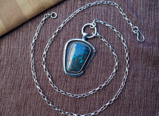 turquoise shield talisman