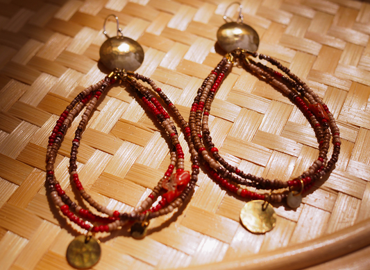 earth and sun earrings