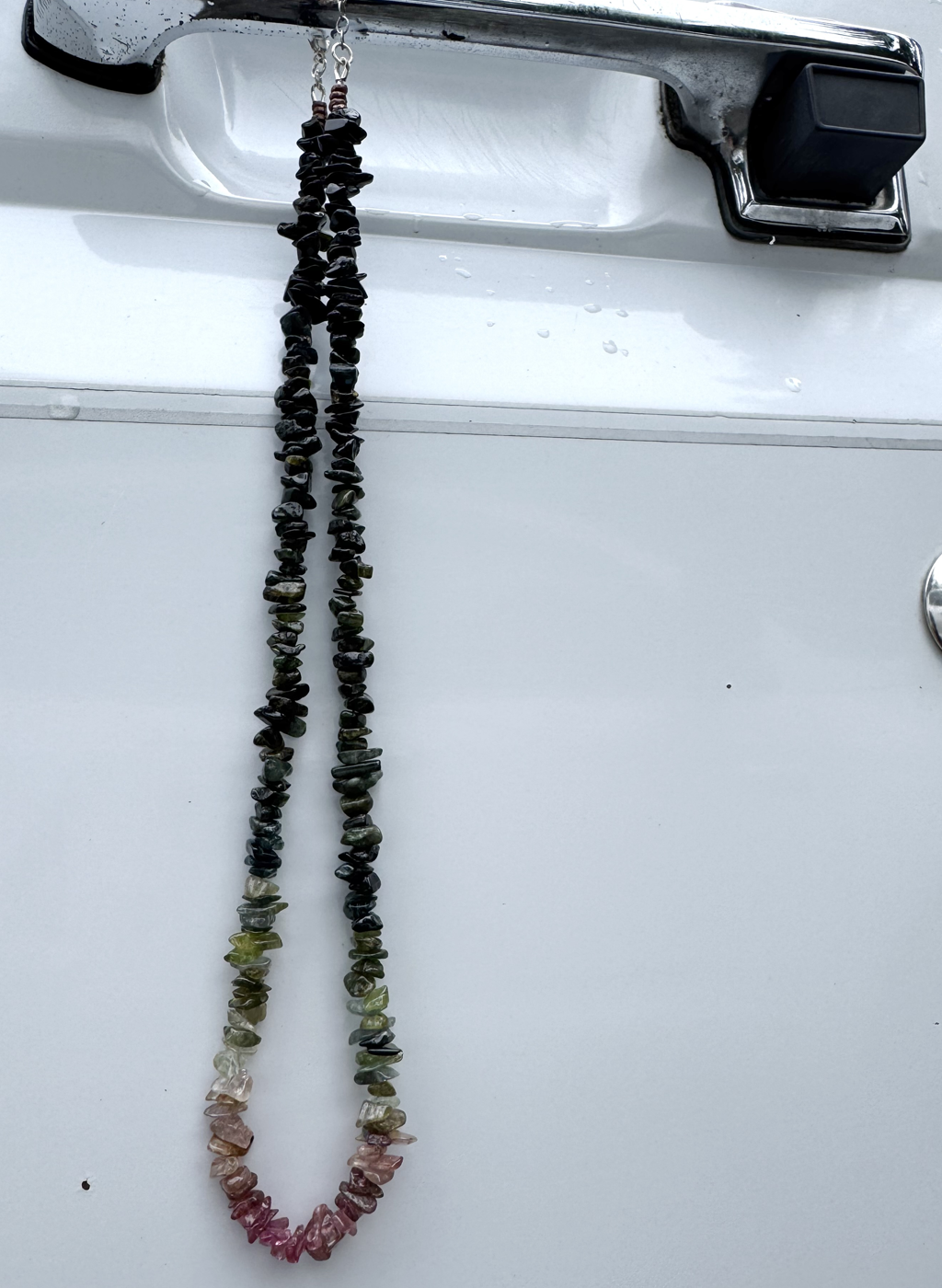 tourmaline ombre necklace