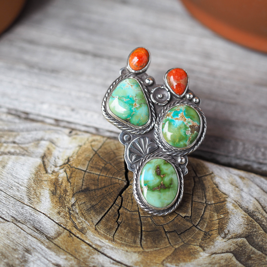 prickly pear ring 3 - size 7