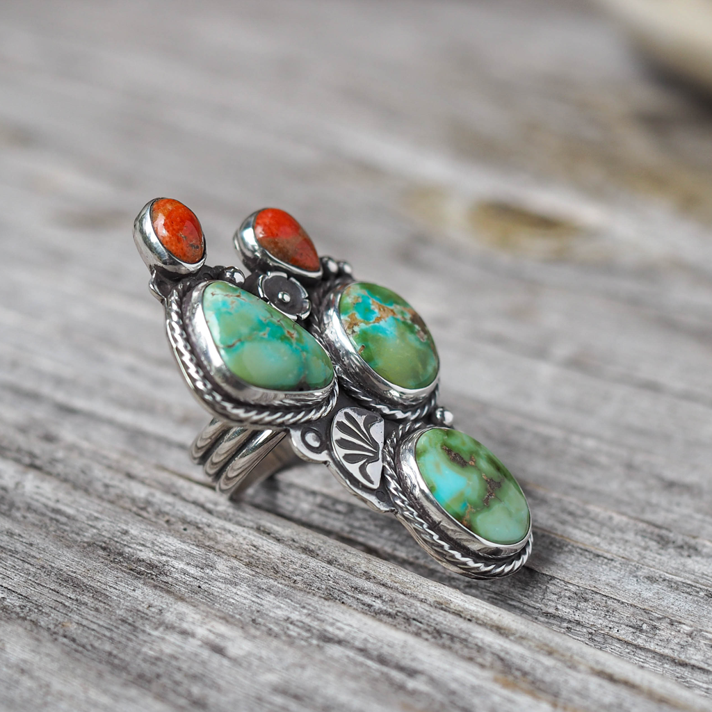 prickly pear ring 3 - size 7