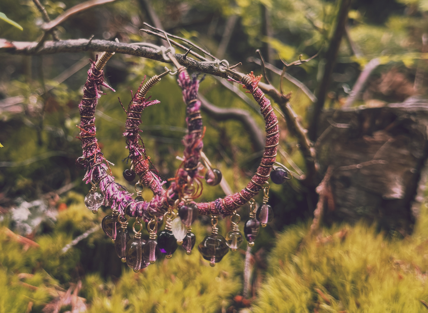ube goddess earrings