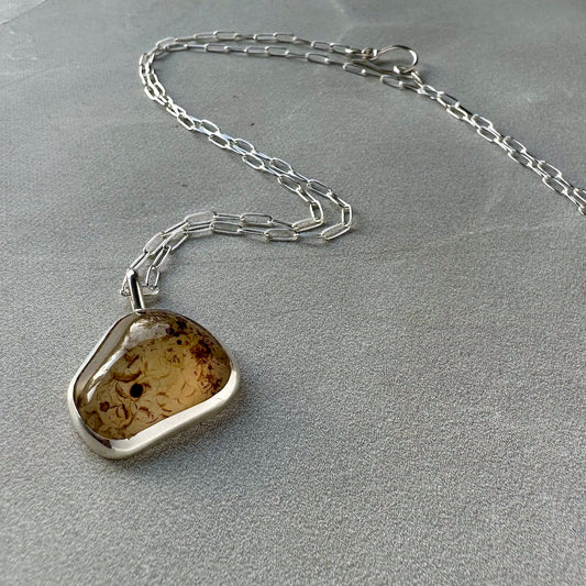river agate necklace